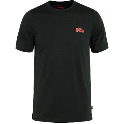 Afbeelding van Fjällräven Abisko LOGO Tshirt basic, Heren, Maat: Medium, Black