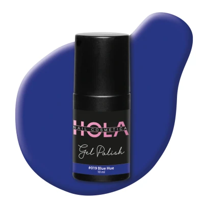 Afbeelding van Gelpolish #019 Blue Hue 10ml blauw Gelnagellak Hola