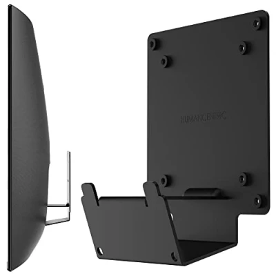 Afbeelding van HumanCentric VESA montageadapter voor Samsung gebogen monitoren U32R590, U32R590C, U32R592 en U32R591, adapterbeugel monteert monitor op standaard, arm of bureaubevestiging met 75x75