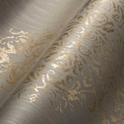 Afbeelding van Architects Paper Textielbehang Luxury behang met ornamenten barok 10,05 m x 0,53 beige metallic Made in Germany 319453 31945 3