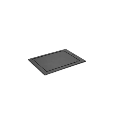 Afbeelding van Woll Cut &amp; Serve Snijplank, 30 x 22 cm, 7 mm hoog, van FSC gecertificeerd papiercomposiet, BPA en VOC vrij, hittebestendig tot 175 C, vaatwasmachinebestendig, matzwart
