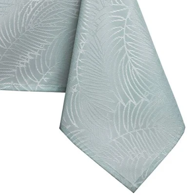 Afbeelding van AmeliaHome tafelkleed lotuseffect waterafstotend linnenlook Mint Gaia 140x200 cm