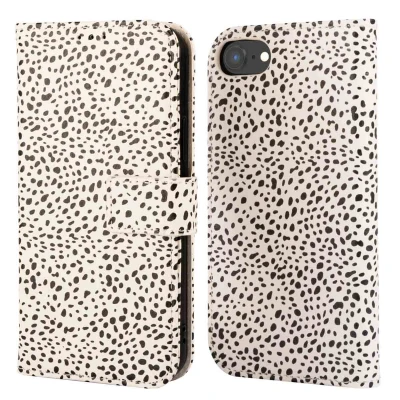Afbeelding van Apple iPhone 16e Hoesje Kunstleder imoshion Bookcase Desert Dots Telefoonhoesje
