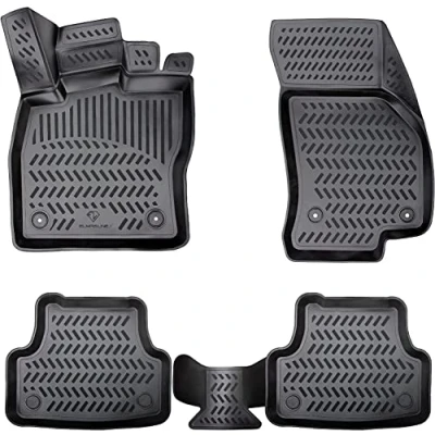 Afbeelding van ELMASLINE 3D rubberen matten voor VW ID.7 (ID7) vanaf 2024 Accessoires vloermatten