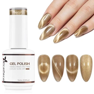 Afbeelding van Nicedeco Hema Free Cat Eye Gel Nagellak Semi Permanent Nail Polish 15ML Cruelty UV (294)
