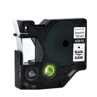 Afbeelding van Dymo D1 Compatible 40916 (S0720710) tape zwart op blauw 9 mm x 7 m