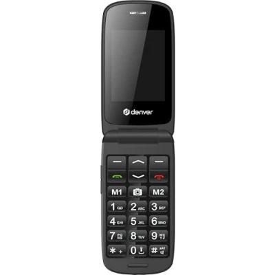 Afbeelding van Denver Senioren Mobiele Telefoon 4G Grote Toetsen SOS knop GSM Simlockvrij Bluetooth BAS24600L