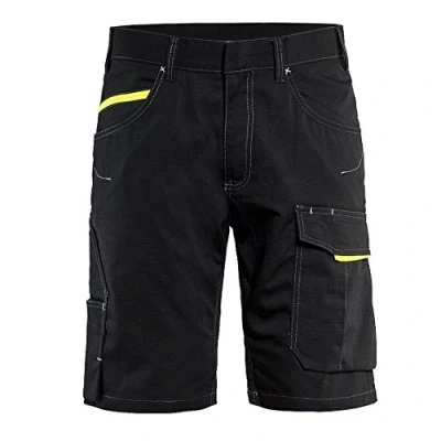 Afbeelding van Blaklader Service short 1499 1330 Zwart/High Vis Geel C44