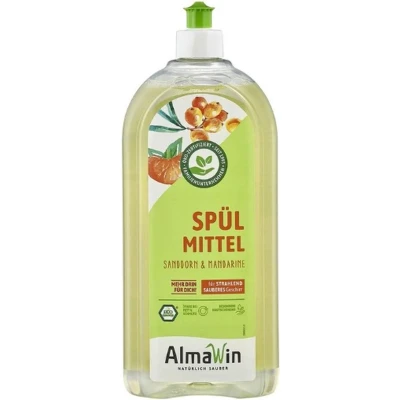 Afbeelding van AlmaWin Afwasmiddel Duindoorn &amp; Mandarijn 1L
