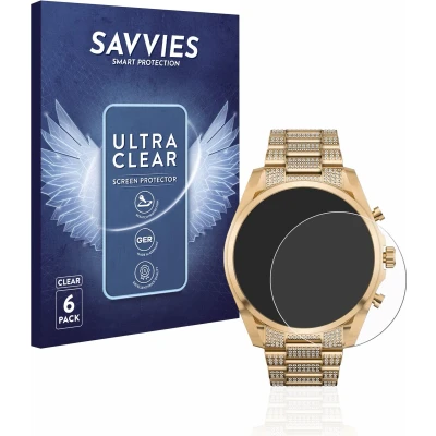Afbeelding van Savvies (6 Stuks) Schermbeschermer voor Michael Kors Access Gen 6 Bradshaw Screen Protector Ultra Transparant