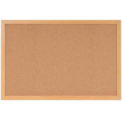 Afbeelding van Bi Office Earth Prime kurkbord, eiken kader, ft 90 x 60 cm