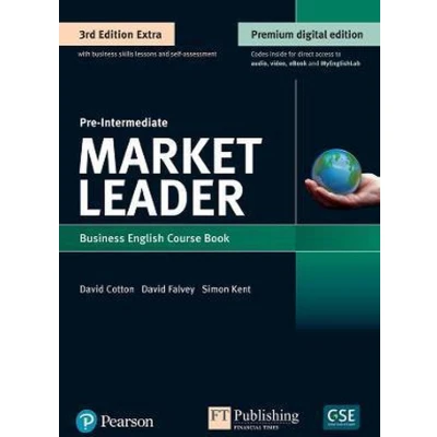 Afbeelding van 9781292361161 Market Leader 3e Extra Pre Intermediate Course Book, eBook, QR, MEL &amp; DVD Pack