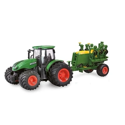 Afbeelding van Amewi 22638 RC tractor met zaagmachine, geluid &amp; licht, 1:24 RTR groen
