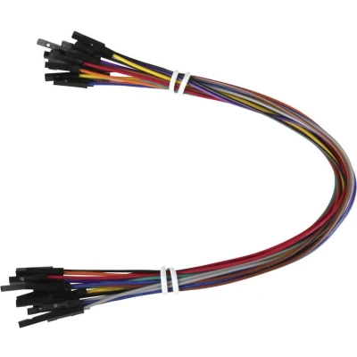 Afbeelding van Joy it RB CB3 025 Jumperkabel Raspberry Pi, Banana Arduino [20x Draadbrug bus 20x bus] 25.00 cm Bont