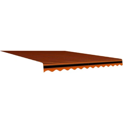 Afbeelding van Luifeldoek 350x250 cm canvas oranje en bruin