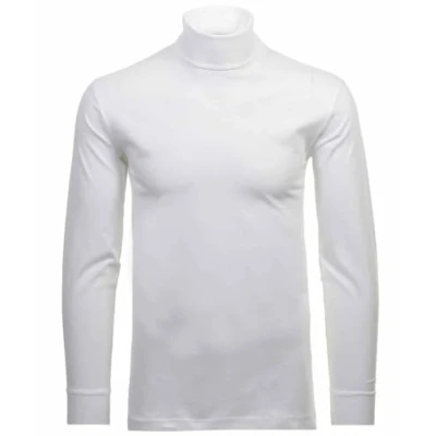 Afbeelding van RAGMAN Basic coltrui met lange mouwen voor heren, wit 006, 5XL