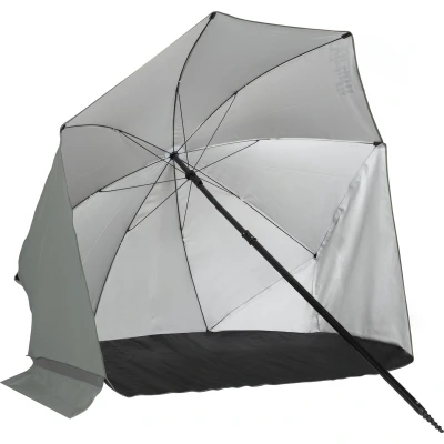 Afbeelding van VirtuFit Strandparasol Windscherm 180cm Grijs