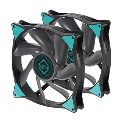 Afbeelding van Iceberg Thermal IceGALE PWM Premium Case Fan 140 mm 2 pack, zwart