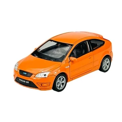 Afbeelding van DROMADER Welly Ford Focus St MK2 Oranje 3 deurs 2009 1/34 1/39 Metal Model Auto Die Cast Nieuw in doos