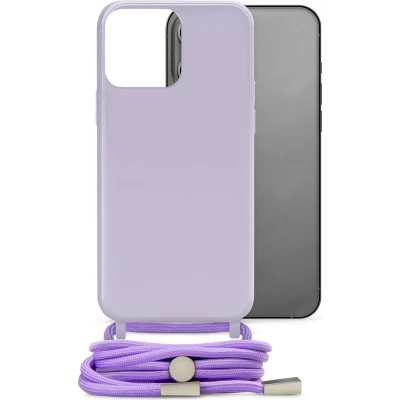 Afbeelding van Mobilize Lanyard Gelly Case for Apple iPhone 13 Pastel Purple