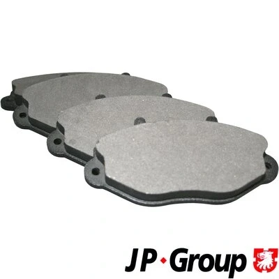 Afbeelding van JP GROUP 1563600410 Remblokkenset Vooras Met akoestische slijtagewaarschuwing