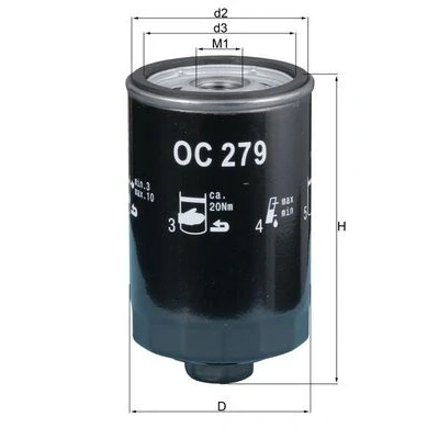 Afbeelding van Knecht Oliefilter OC 279