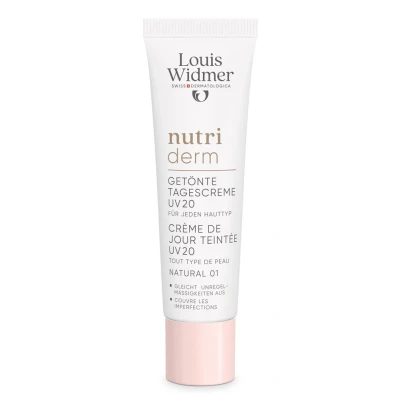 Afbeelding van Louis Widmer Nutriderm Getinte Dagcrème UV20 01 Naturel ZP 30ml