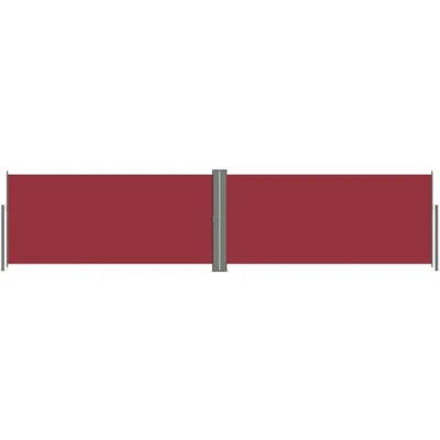 Afbeelding van vidaXL Windscherm uittrekbaar 140x600 cm rood