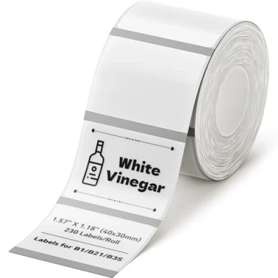 Afbeelding van Niimbot Labels/Etiketten B21/B1/B3S 40x30mm Transparant