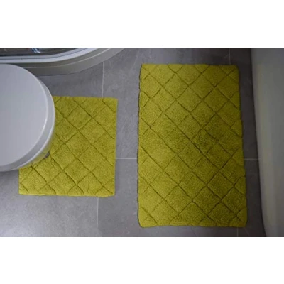 Afbeelding van Rapport Kyra Bad en voetstuk Mat Set, Katoen, Jive, Badmat (76 x 46cm), (46 45 cm)
