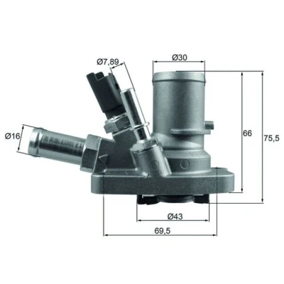 Afbeelding van Mahle Original Thermostaat TI 258 80