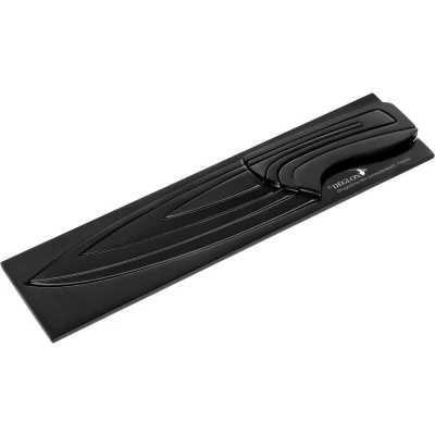 Afbeelding van Déglon Meeting® Zwarte Teflon Messenset Snijden met Stijl en Gemak