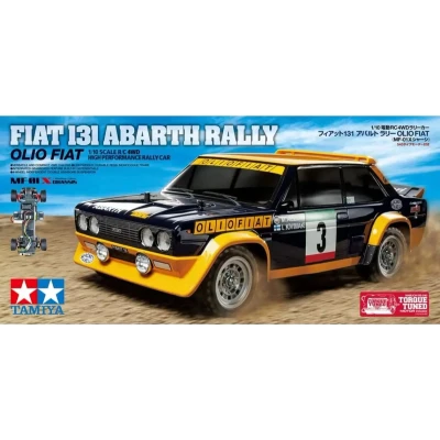 Afbeelding van Tamiya 1/10 Fiat 131 Abarth Olio MF 01X bouwdoos met gespoten body