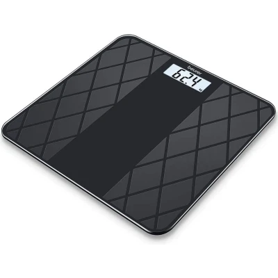 Afbeelding van Beurer GS 135 Personenweegschaal Digitaal LCD display Weegvlak veiligheidsglas Tot 180 kg 30 x cm Automatische in en uitschakeling Incl. batterij 5 Jaar garantie