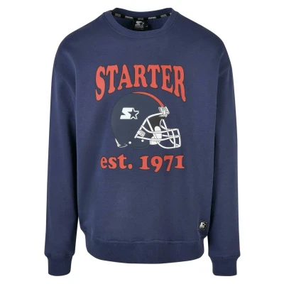 Afbeelding van Starter Football Crewneck Sweater, Heren, Maat: XXL, Darkblue