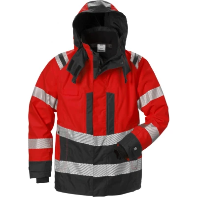 Afbeelding van Fristads Hi Vis Airtech® Shelljack Klasse 3 4515 Gtt rood/zwart 2XL