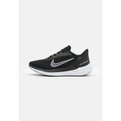 Afbeelding van Nike Performance WMNS AIR Winflo 9 Hardloopschoenen neutraal, Dames, Maat: 38, Black/white/dark smoke grey/pure platinum Kunststof/ textiel