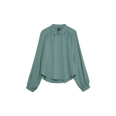 Afbeelding van Vero Moda Vmani Shirt Overhemdblouse, Dames, Maat: XS, Laurel wreath