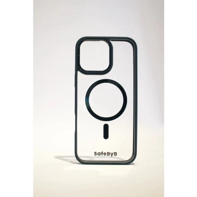 Afbeelding van SafeByB iPhone 16 MagSafe Hoes Zwart
