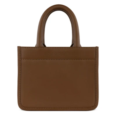 Afbeelding van bugatti Leren Handtas Schoudertas Daphne Tote Bag Cognac Lichtbruin