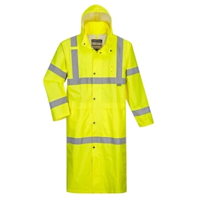 Afbeelding van Hi Vis jas 122cm maat 4XL, Yellow