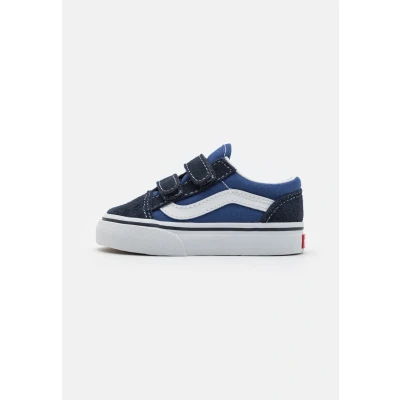 Afbeelding van Vans TD OLD Skool Unisex Sneakers laag voor kinderen, Maat: 26, Navy Leer en textiel