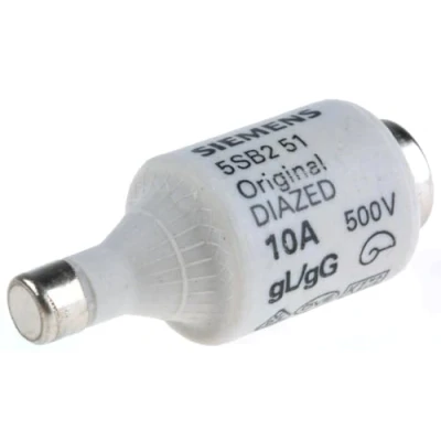 Afbeelding van Siemens 5SB251 Diazed Sicherungseinsätze GL, DII, 10A, 25 Stck.