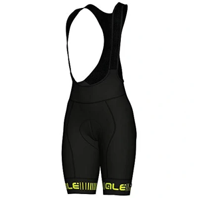 Afbeelding van Alé Donna Bibshort PRR Strada Zwart Fluo Geel M