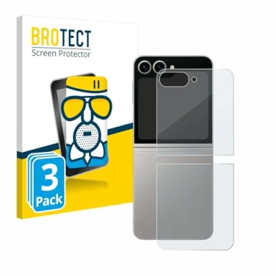 Afbeelding van BROTECT Screenprotector voor Samsung Galaxy Z Flip6 (Achterkant) Folie Beschermfolie Beschermglas matte (3 Stuks)