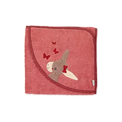 Afbeelding van Sterntaler Badcape Emmily lichtrood 100 x cm