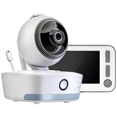 Afbeelding van Reer 80440 videobabyfoon met nachtzichtcamera en bewegingstracking, wit, BabyCam XL