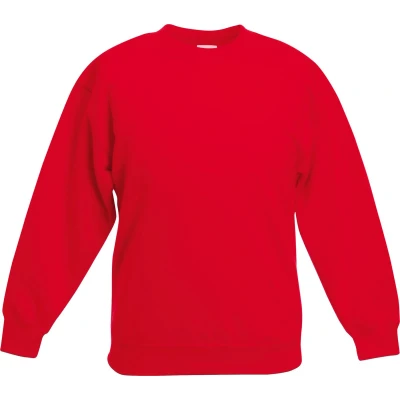 Afbeelding van Fruit Of The Loom Kids Unisex Klassieke 80/20 set in Sweater (2 stuks) (Rood)