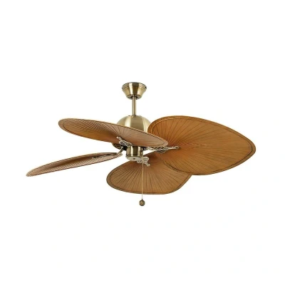 Afbeelding van Faro Barcelona CUBA 33352B plafondventilator, antiek goud