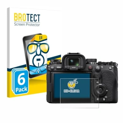 Afbeelding van BROTECT Screenprotector voor Sony Alpha 1 II (ILCE1M2B) Folie Beschermfolie transparant (6 Stuks)